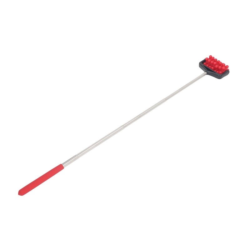 2pcs Telescopic Back Massage Roller Stainless Steel Rolling Back Massager