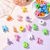 LiQunSweet 52 pcs 26 Styles UV Plating Letter A-Z Acrylic