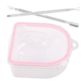 WOONEKY 1set Manicure Soaking Bowl Nail Art Supply Hand Soaking Bowl for Soak off Nails