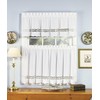 Today's Curtain Hellina Tapework Valance, 14-Inch, White - Hellina CA1800K