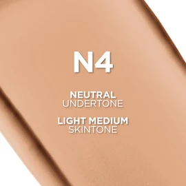L'Oreal Paris True Match Super-Blendable Foundation, Medium Coverage Liquid Foundation Makeup, N4, Light Medium, 1 Fl Oz