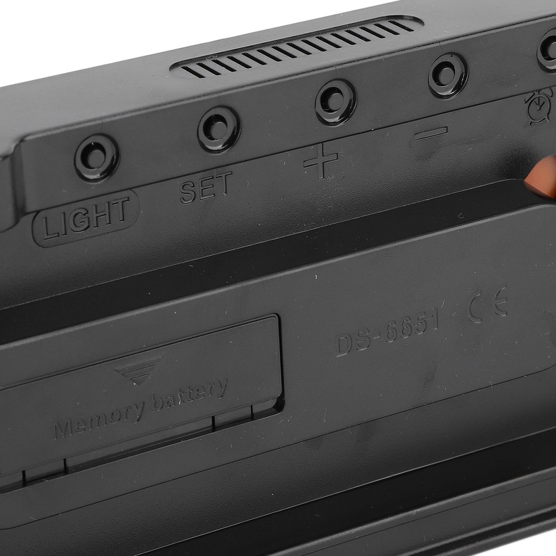 Digital Wall Clock Large Display with Remote Control Auto Brightness