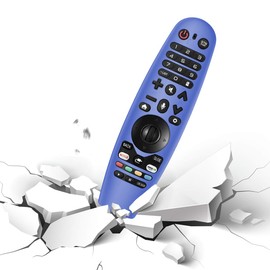 2 Packs Silicone Remote Cover for LG AN-MR19BA / LG AN-MR18BA / LG AN-MR600 / LG AN-MR650/ Magic Remote Control, Alquar Lightweight Protective Case Cover with Lanyard for LG Smart TV Remote