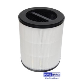 PUREBURG Replacement Filter Compatible with Oransi Mod Jr. Air Purifier (Model MJR01) Fit Blue handle only,2-Pack H13 HEPA 4-Stage Filtration Activated Carbon Air Clean