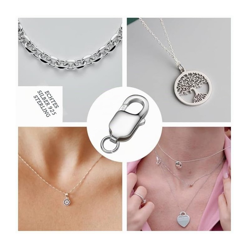 My-Bead Chain Clasp 925 Silver 16 mm (20 mm) Large
