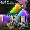 Permanent Outdoor Lights for House, 120ft 72 LEDs Smart RGB&IC