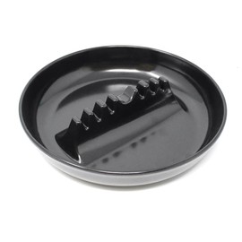 Qezodsx Indoor/Outdoor Ash Trays for Patio Home Office Decor Vintage Plastic Ashtrays with 7 Ports 4-Pack of Mixed Colors