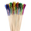 Kingsie 100 Pcs Cocktail Picks Disposable Bling Fringe Fruit Picks