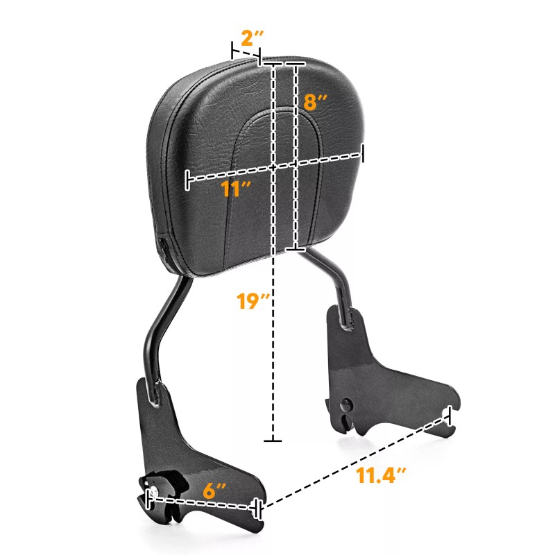 TAOUS71 For 97-08 Harley Road King Street Glide Detachable Passenger
