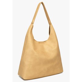 2Pcs Slouchy Hobo Bags for Women Vintage PU Leather Tote Bag Crossbody Purses Soft Top-handle Shoulder Handbags 2025