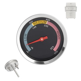 Grill Thermometer for Coyote C-Series 28 Inch Outdoor Gas Grill, Temperature Gauge for Coyote C-Series C1C28LP-FS Coyote 2 Burner Barbecue, Grill Thermometers for Coyote Grill Parts