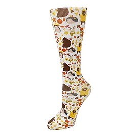Cutieful 'Knee High Compression Socks 8-15 mmHg' Footwear (Bearing the Weather, Shoe Size: 5-11)