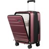 LUGGEX Carry On Luggage 22x14x9 Airline Approved, Expandable Polycarbonate Suitcase