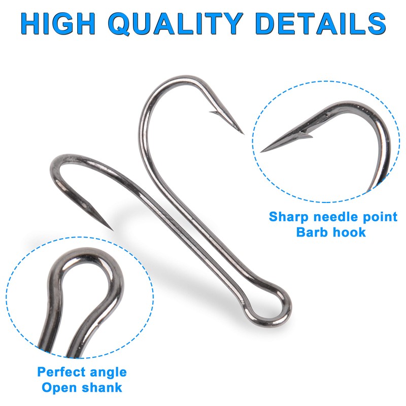 Double Fishing Hooks Fly Tying Double Hooks Classic Frog Hook
