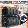 ECOTRIC 45'' X 20'' X 46'' Tire Rack Storage Garage