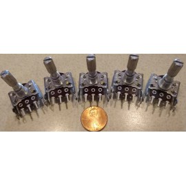 Linear 5 Pcs 10K OHM Linear Taper Rotary Potentiometer 10KB