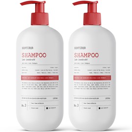 [22% improvement in dandruff itchiness] 1+1 Sentiber Dandruff Shampoo 1L Mildly Acidic Large Capacity Scalp Cooling Dandruff Head Odor - Wrap Dandruff Dandruff Shampoo 1L / [비듬 가려움 22% 개선] 1+1 센티베르 비듬샴푸 1L 약산성 대용량 두피 쿨링 댄드러프 정수리냄새 - 랩 댄드러프 비듬샴푸 1L X 2개