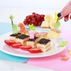 60 Pcs Kids Food Picks, Cute Animals Mini Food Fruit
