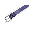 ATHLETIC SPECIALTIES Leather Baseball Belt 1-1/2" - Navy - Small