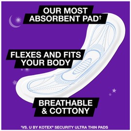 Kotex Natural Balance Overnight Maxi
