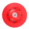 lehom Double-Row Diamond-Cup Grinding-Wheel Concrete Grinding Cup Wheel Disc Concrete