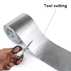 BOMEI PACK Adhesive Aluminum Foil Heat Shield Tape Barrier, Fiberglass
