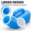 Male External Urine Collector Bottle with Lid for Personal Bathroom