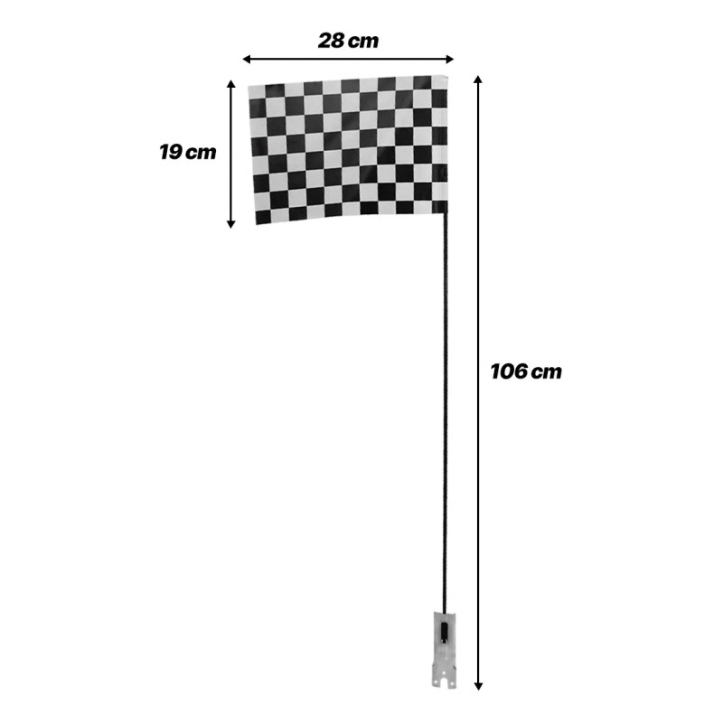 Bandera Banderín Para Bicicletas Infantiles Universal