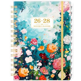 2026-2028 Monthly Planner - 3 Year Planner 2026-2028, Jan. 2026 - Dec. 2028, 6.3" x 8.4", 3 Year Calendar with Hardcover & Monthly Tabs, 29 Notes Pages - Blue