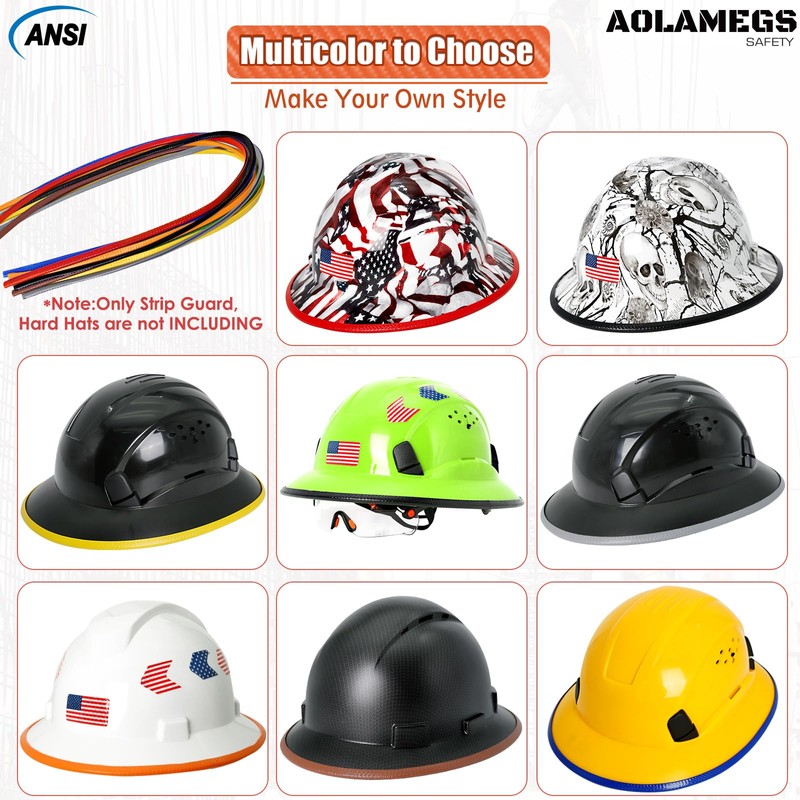 Aolamegs Safe Full Brim Hard Hat Guard, Hard Hat Accessories,