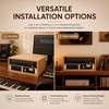 AceOrbit 4U Wooden Studio Rack for Pro Audio Gear 4u