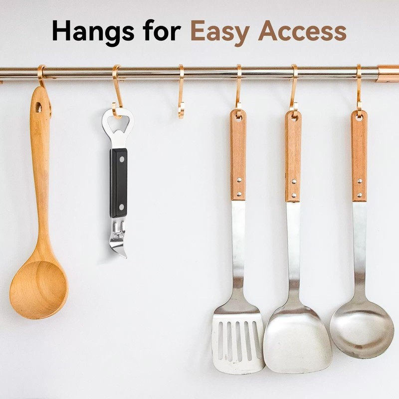 Anyongora 2-in-1 Can Punch Opener & Bottle Opener, 2-Pack, Stainless