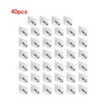 20/40/60/80/100pcs Drawer Wedge Supports with Screws – Plastic Bottom Support