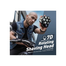 CLFORCZH Head Shaver for Bald Men 7D Electric Razor IPX6 Waterproof, Wet/Dry, LED Display