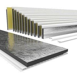 HEXIM PVC Roller Shutter Box Lid with Insulation, Length: 1000-2000 mm, Width: 120-320 mm, Inspection Flap, Roller Shutter Cover, Lid Flap (300 mm x 1 Metre)