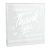 Xetpc Thank You Gifts, Acrylic Blocks Thank-You Gifts, Transparent Plaques