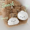 VICKYPOP Dumpling Keychain Cute and Interesting Backpack Pendant for Women