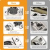 Chibery 10 Pack 3/4" Overlay 4D Soft Close Concealed Hinges