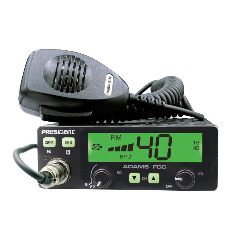 PRESI ADAMS - President 40 Channel CB Radio with Talkback