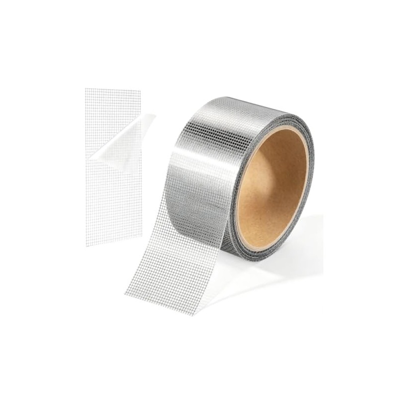 Cinta de Reparación de Mosquiteros,Cinta para Reparar mosquiteras,5cm x5mts