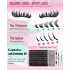 Spikes Eyelash Clusters Volume Lash Clusters Kit DIY Salon-Grade Lash