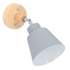 Wall Sconces Modern Minimalist Style Wood Art Decorative Grey Wall