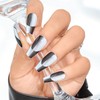 Sethexy Colour Gradient Nails Press Chess Board Handmade Long Coffin