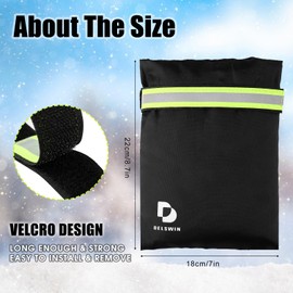 DELSWIN Outdoor Faucet Covers for Winter, 5P 8.7"x7" Hose Bib Insulation Cover, Outside Waterproof Spigot Cover Winter Insulated Cover for Frost Freeze Protection, Bigger and Thicker