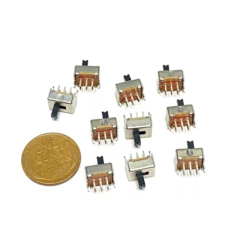 endlessparts 10 x slide switch SS22D07 on/off 2 position 6pin