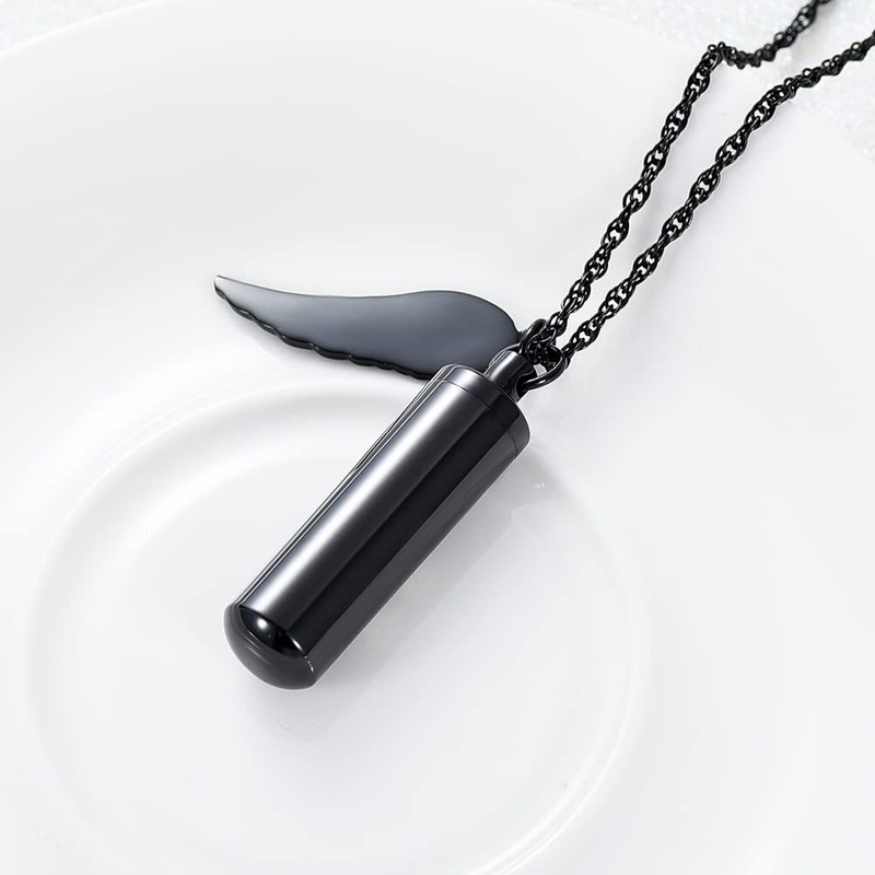 Ashes Pendant, Double Layer Waterproof, Includes Bone Kit, Memorial Pendant,