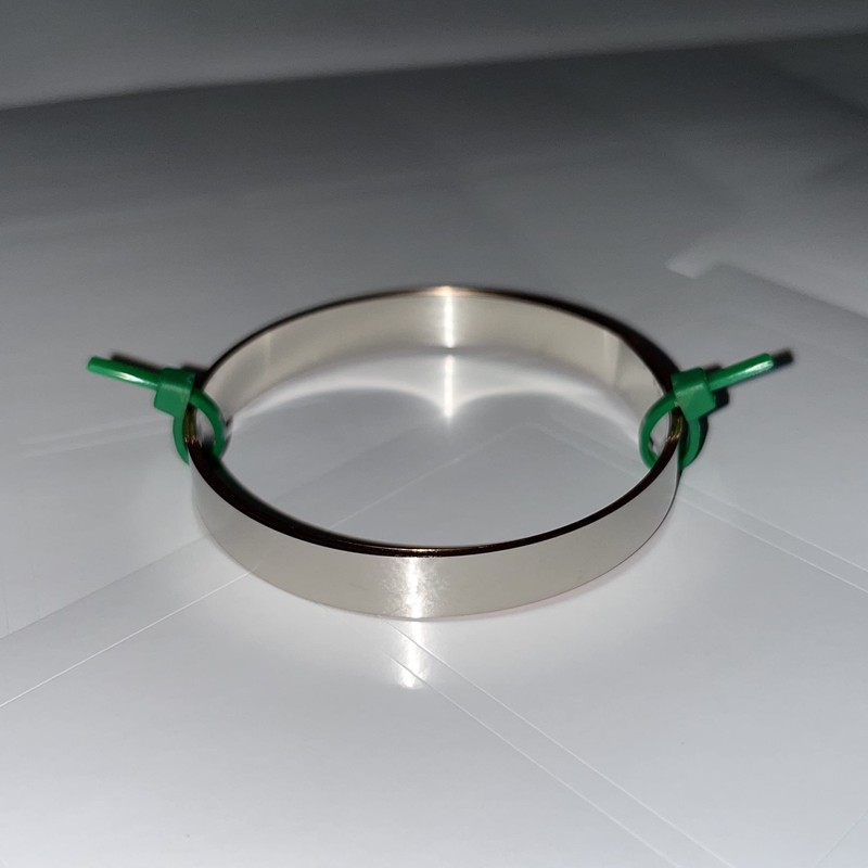 Nickel-plated Pure Copper Strip; 8mm wide x 0.15mm thick flat