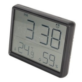 Large Font Display Digital Alarm Clock, Back Magnetic Suction Design, Multifunction with Temperature Switching, Support Leg for Desktop or Wall, Gifts, etc.