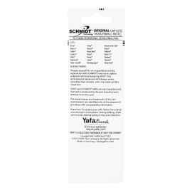 Schmidt 888 Technology Ceramic Rollerball Plastic Tube Refill Fine Point 0.6mm, Black, 2 Pack Blister (SC58108)