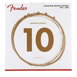 Fender Phosphor Bronze Acoustic Guitar Strings Ball End 60XL Extra Light - 10-48